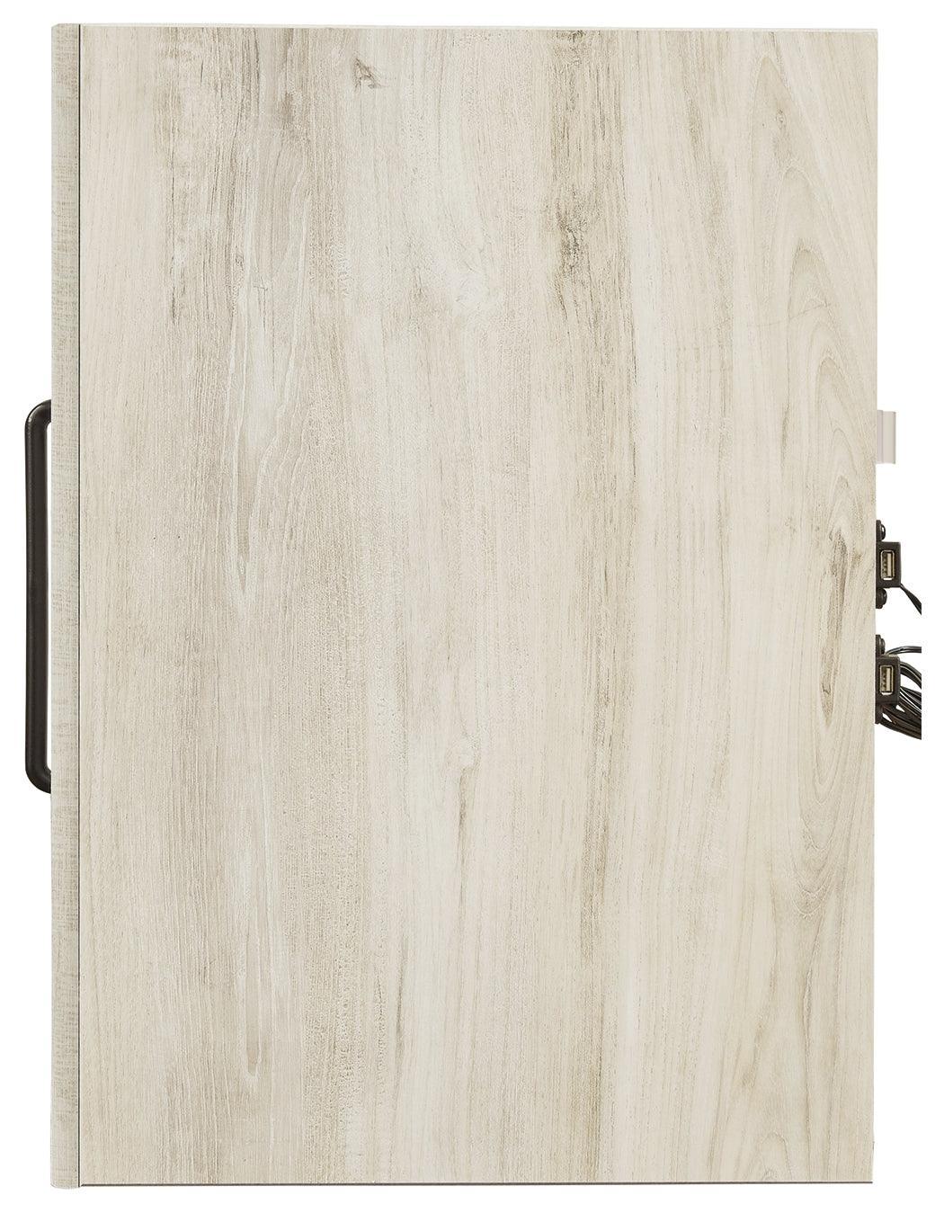 Cambeck Whitewash Nightstand - Ella Furniture