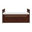 Rowe Dark Cherry Pine Veneer, Wood And Engineered Wood Youth Twin Storage Trundle Bed - Ella Furniture
