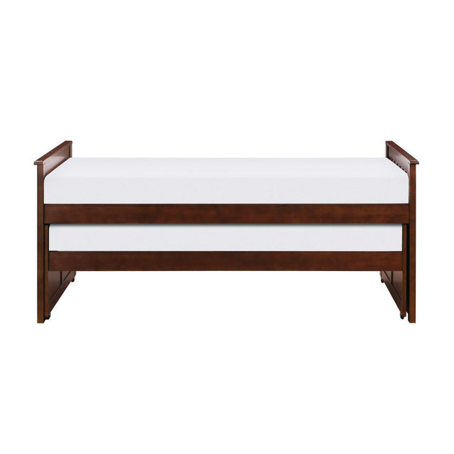 Rowe Dark Cherry Pine Veneer, Wood And Engineered Wood Youth Twin Daybed - Ella Furniture