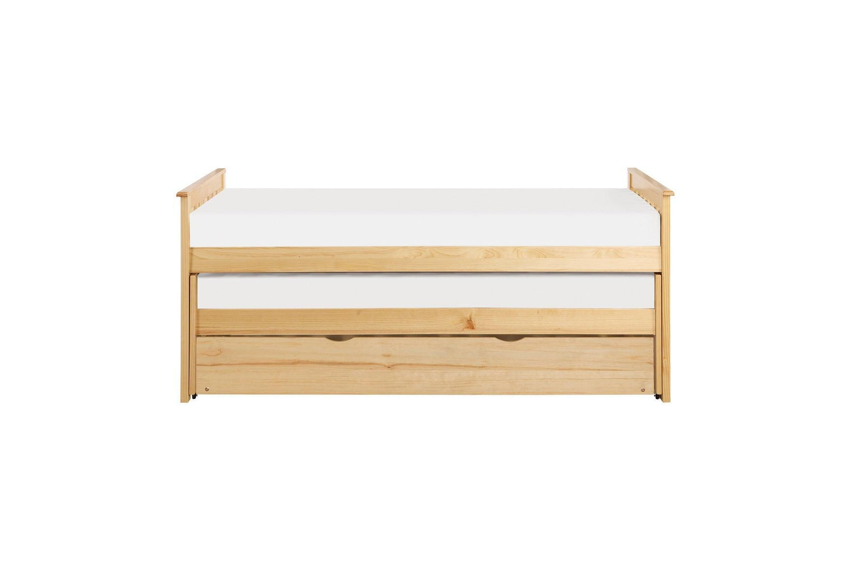 Bartly Natural Pine Modern Transitional Solid Wood Youth Storage Bedroom Set - Ella Furniture
