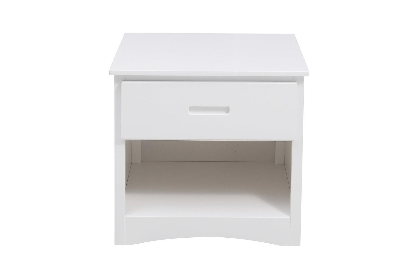 Galen White Modern Transitional Wood And Engineered Wood Youth Triple Twin Bunkbed - Ella Furniture