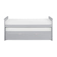 Orion Gray Transitional Wood And Engineered Wood Youth Twin Over Twin Trundle Bed - Ella Furniture