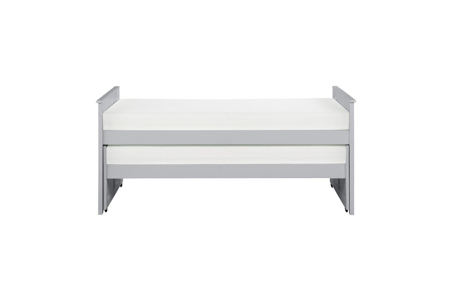 Orion GrayYouth Twin Over Twin Bed With Optional Dual Under-bed Toyboxes Or Twin Bed Trundle - Ella Furniture