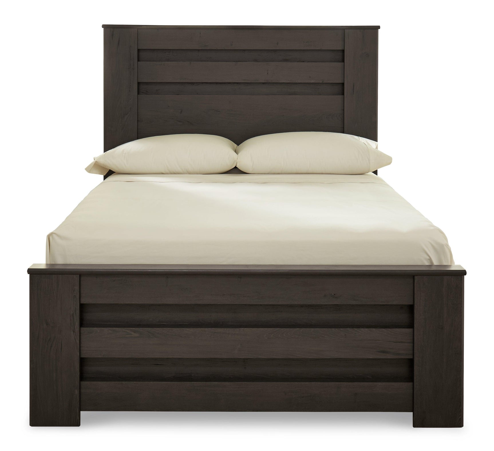 Brinxton Charcoal Full Panel Bed - Ella Furniture