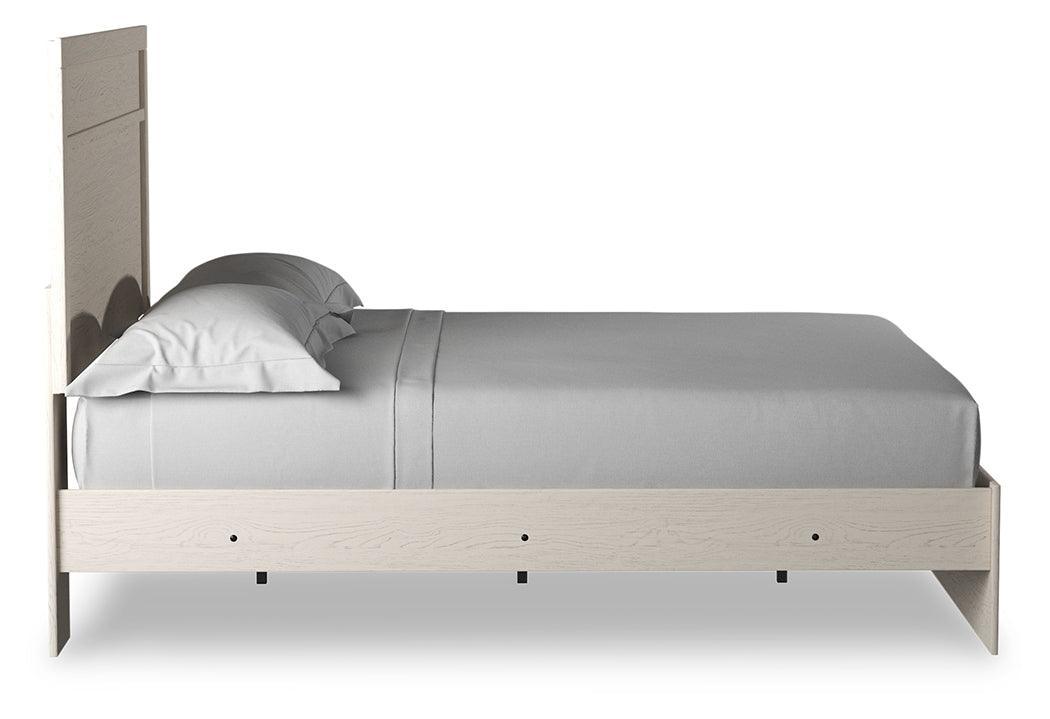 Stelsie White Queen Panel Bed - Ella Furniture