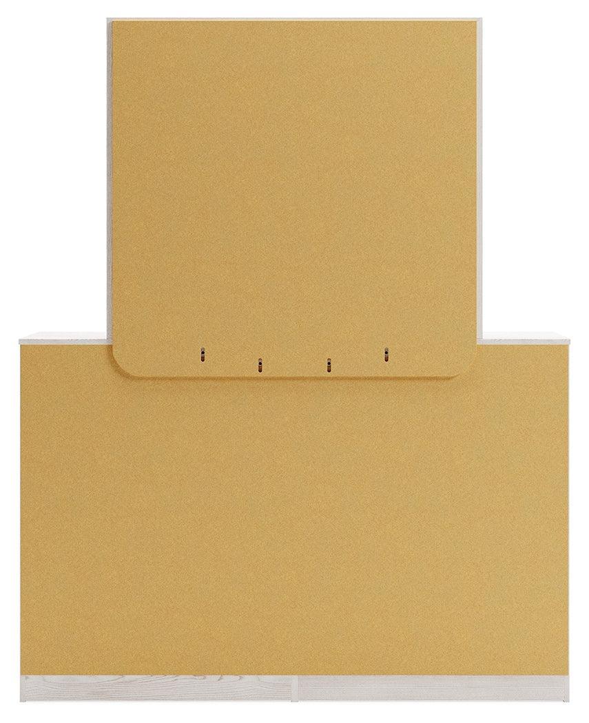 Altyra White Dresser And Mirror - Ella Furniture