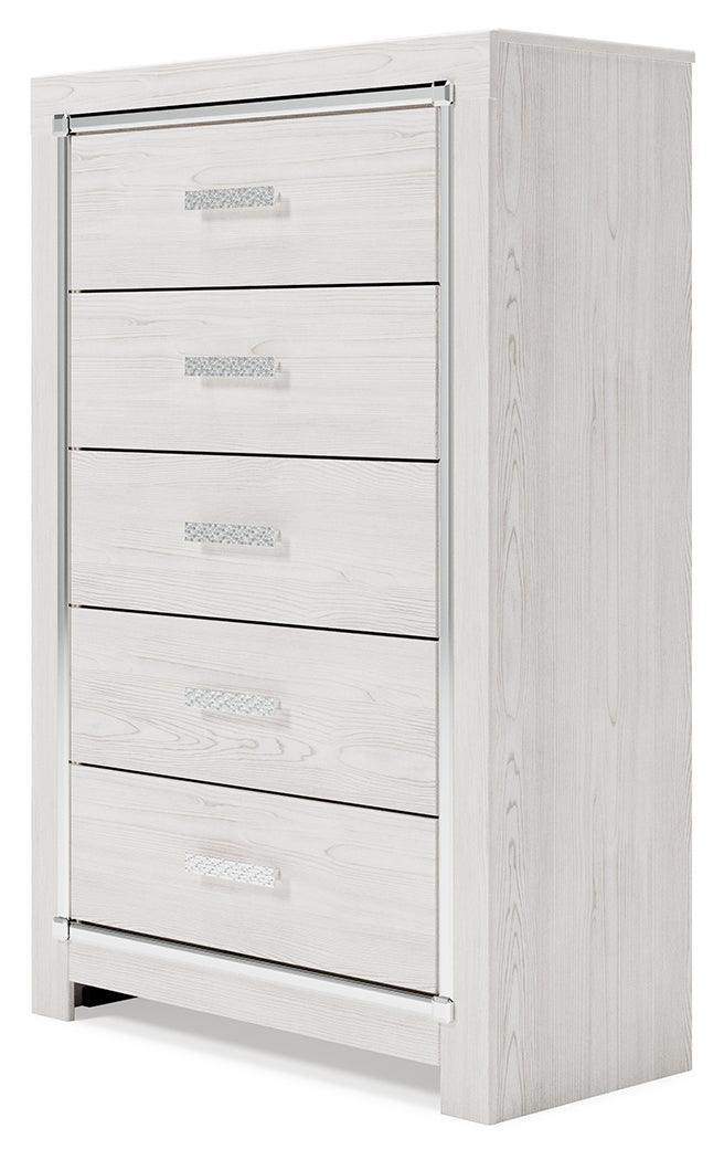 Altyra White Chest Of Drawers - Ella Furniture