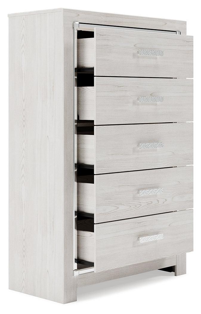 Altyra White Chest Of Drawers - Ella Furniture