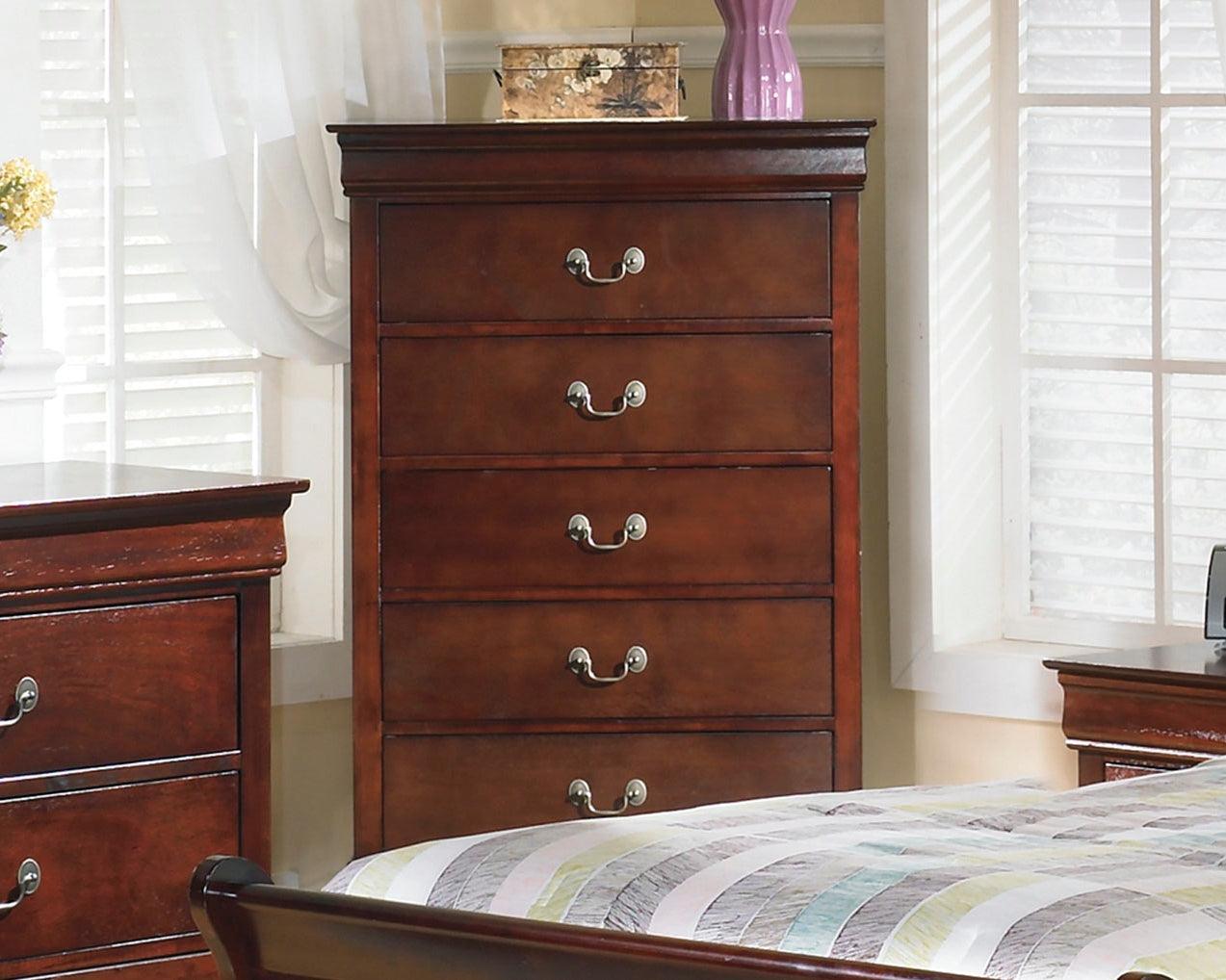 Alisdair Dark Brown Chest Of Drawers - Ella Furniture