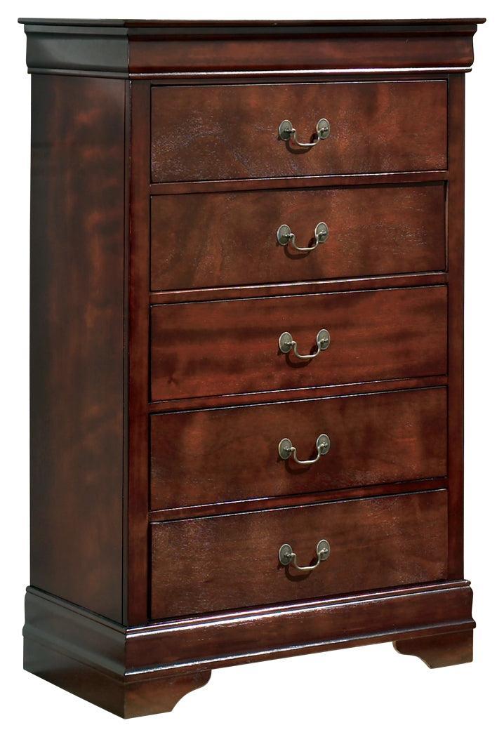 Alisdair Dark Brown Chest Of Drawers - Ella Furniture