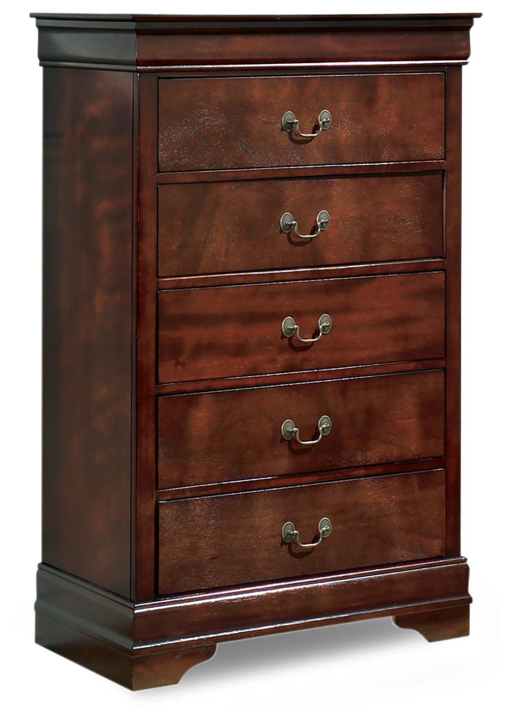 Alisdair Dark Brown Chest Of Drawers - Ella Furniture