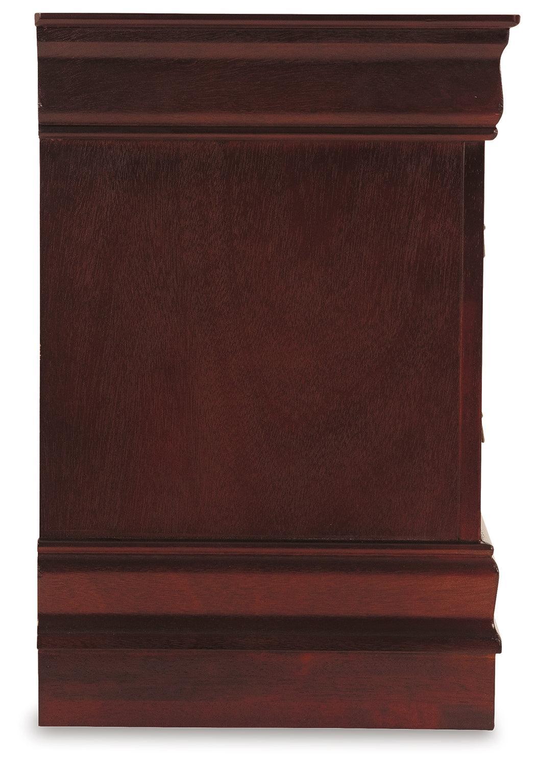 Alisdair Dark Brown Nightstand - Ella Furniture