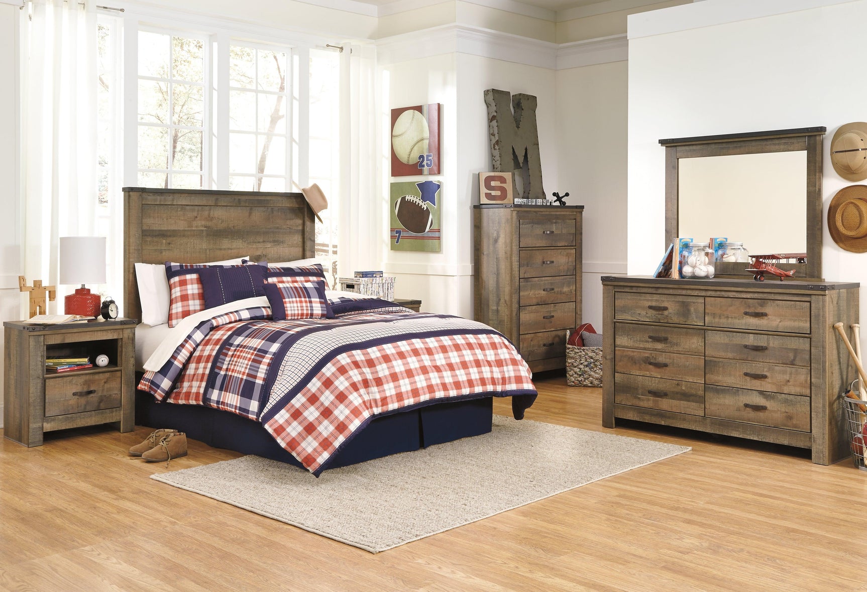 Trinell Brown Nightstand - Ella Furniture