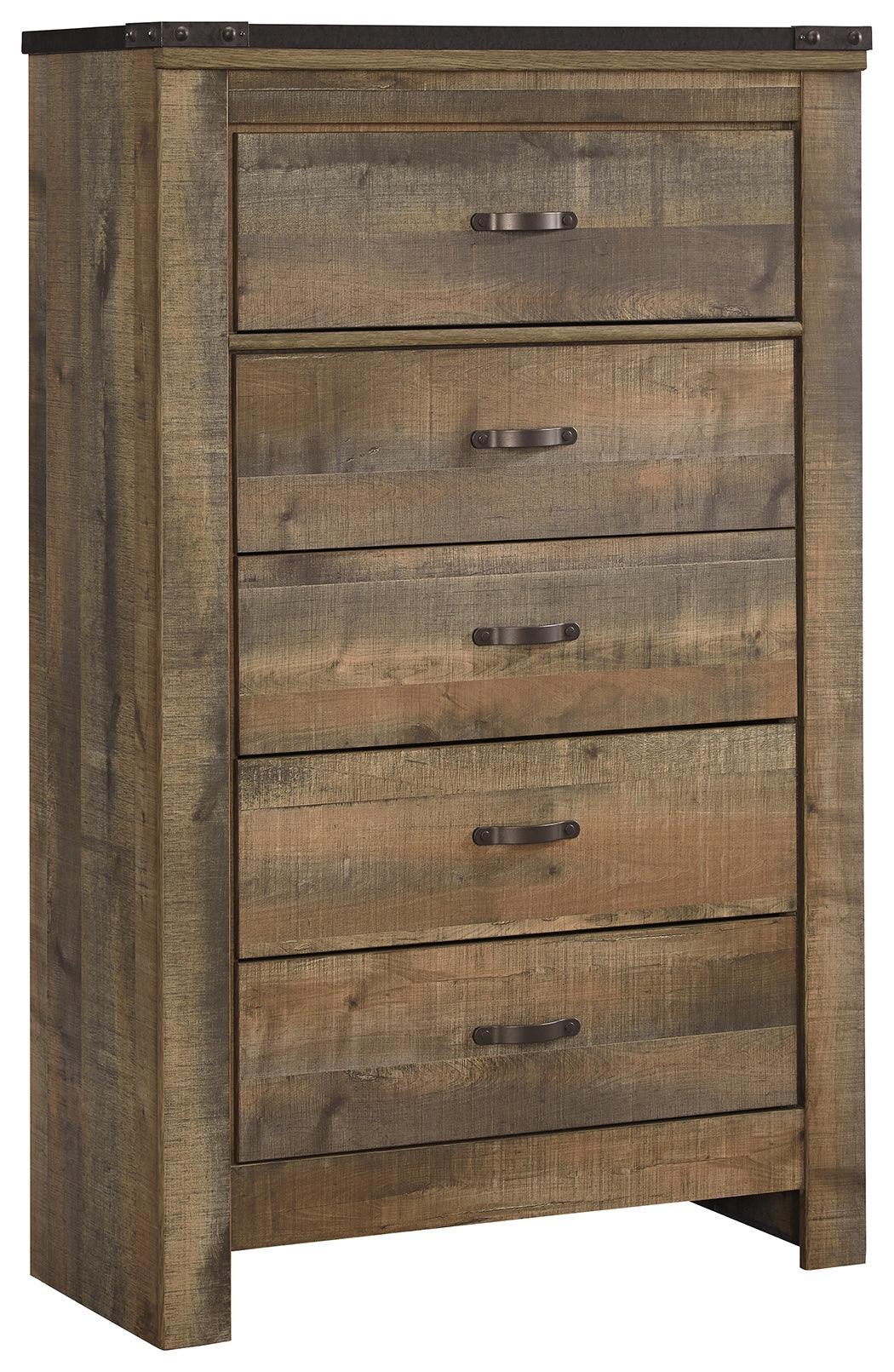 Trinell Brown Chest Of Drawers - Ella Furniture
