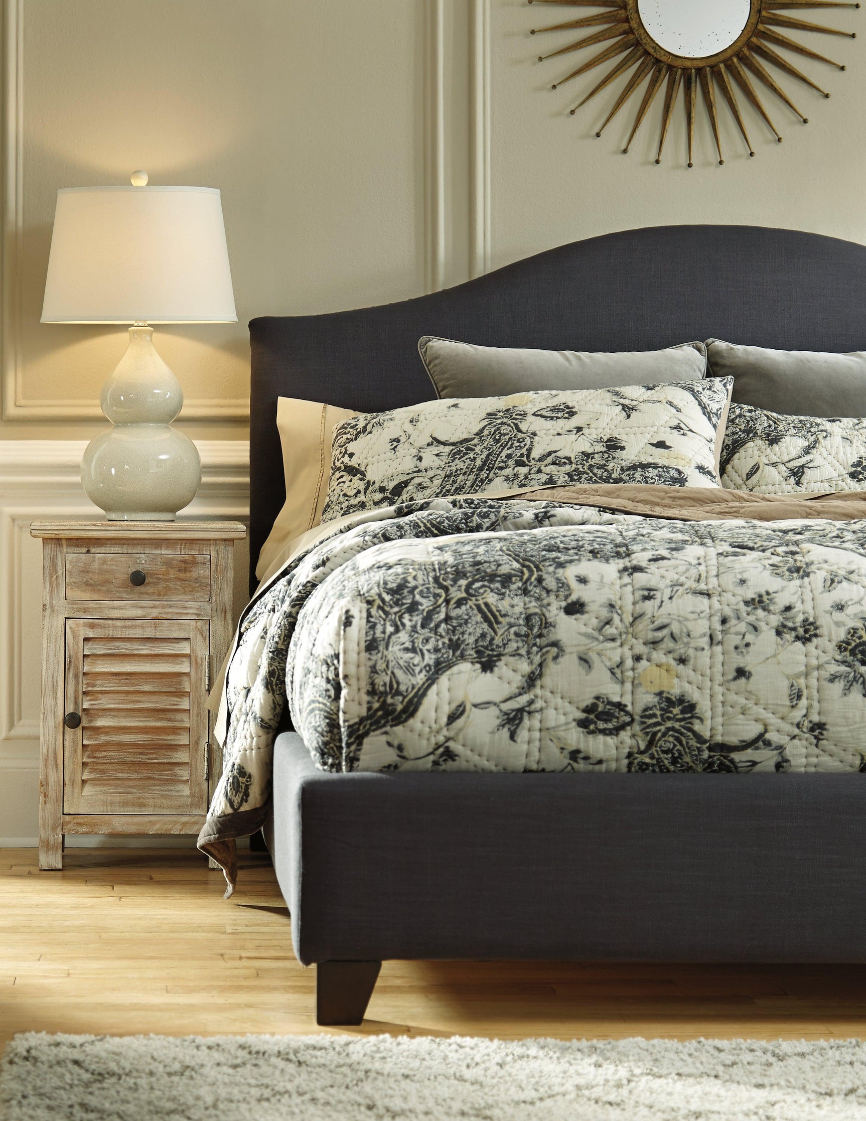 Saffi Cream Table Lamp - Ella Furniture
