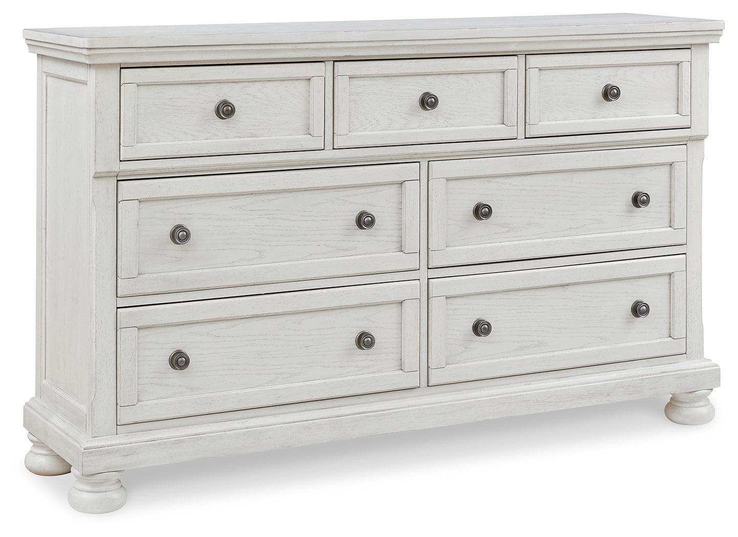 Robbinsdale Antique White Dresser - Ella Furniture
