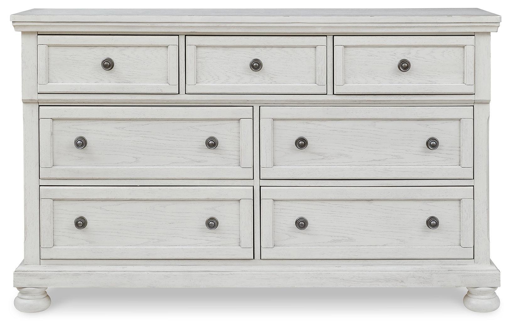 Robbinsdale Antique White Dresser - Ella Furniture