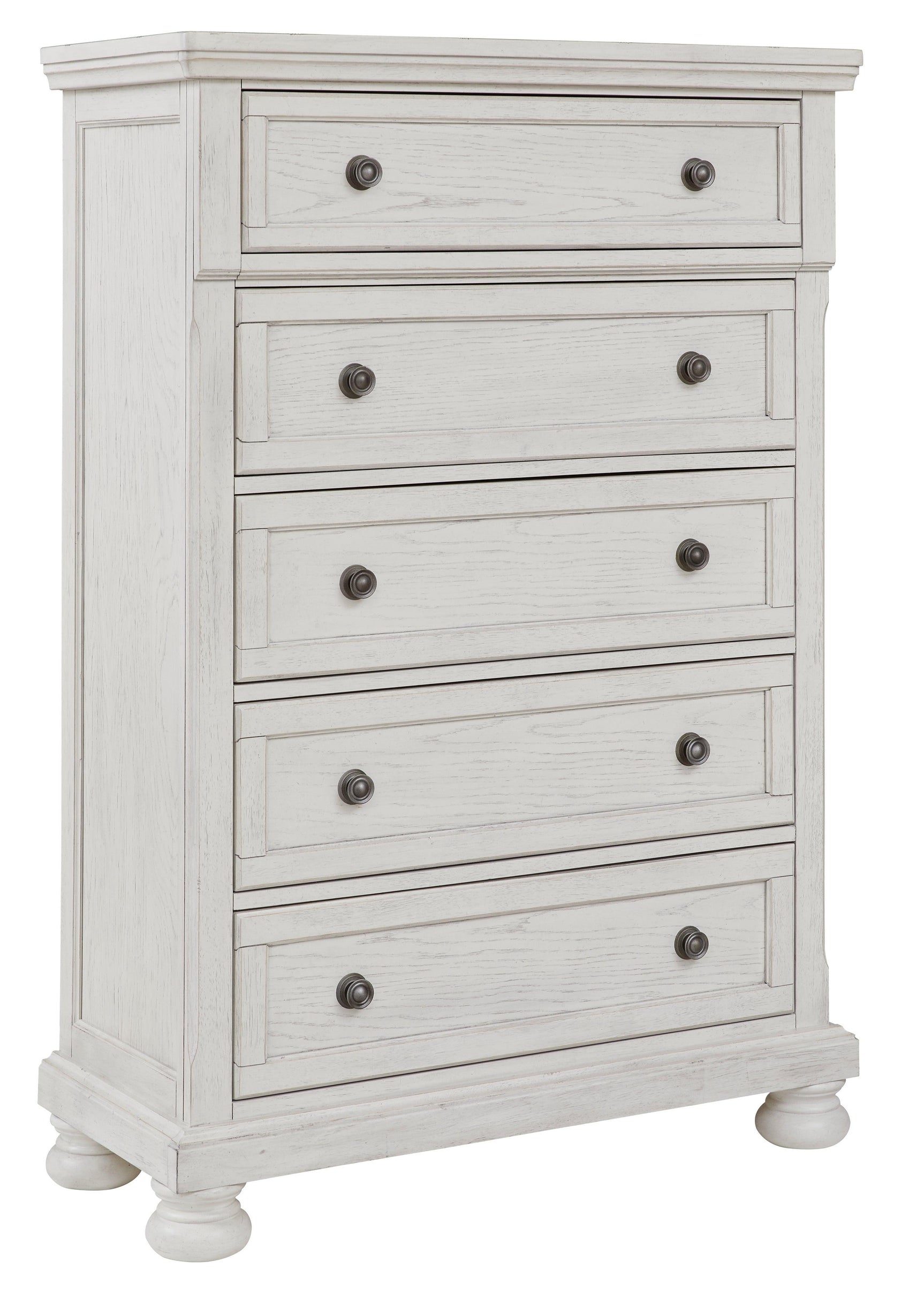 Robbinsdale Antique White Chest Of Drawers - Ella Furniture