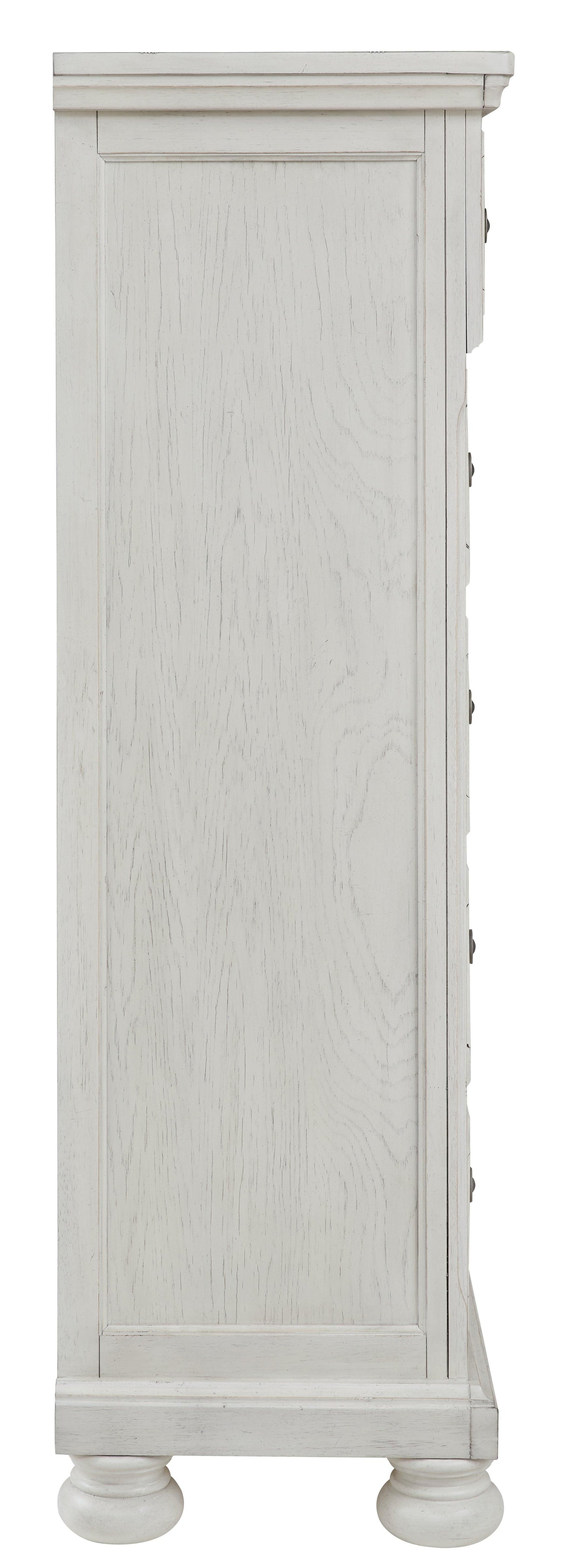 Robbinsdale Antique White Chest Of Drawers - Ella Furniture