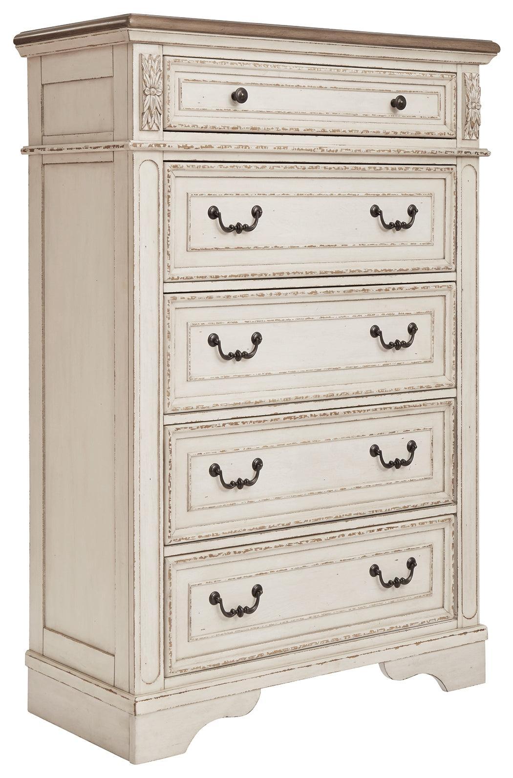 Realyn Two-tone Chest Of Drawers - Ella Furniture