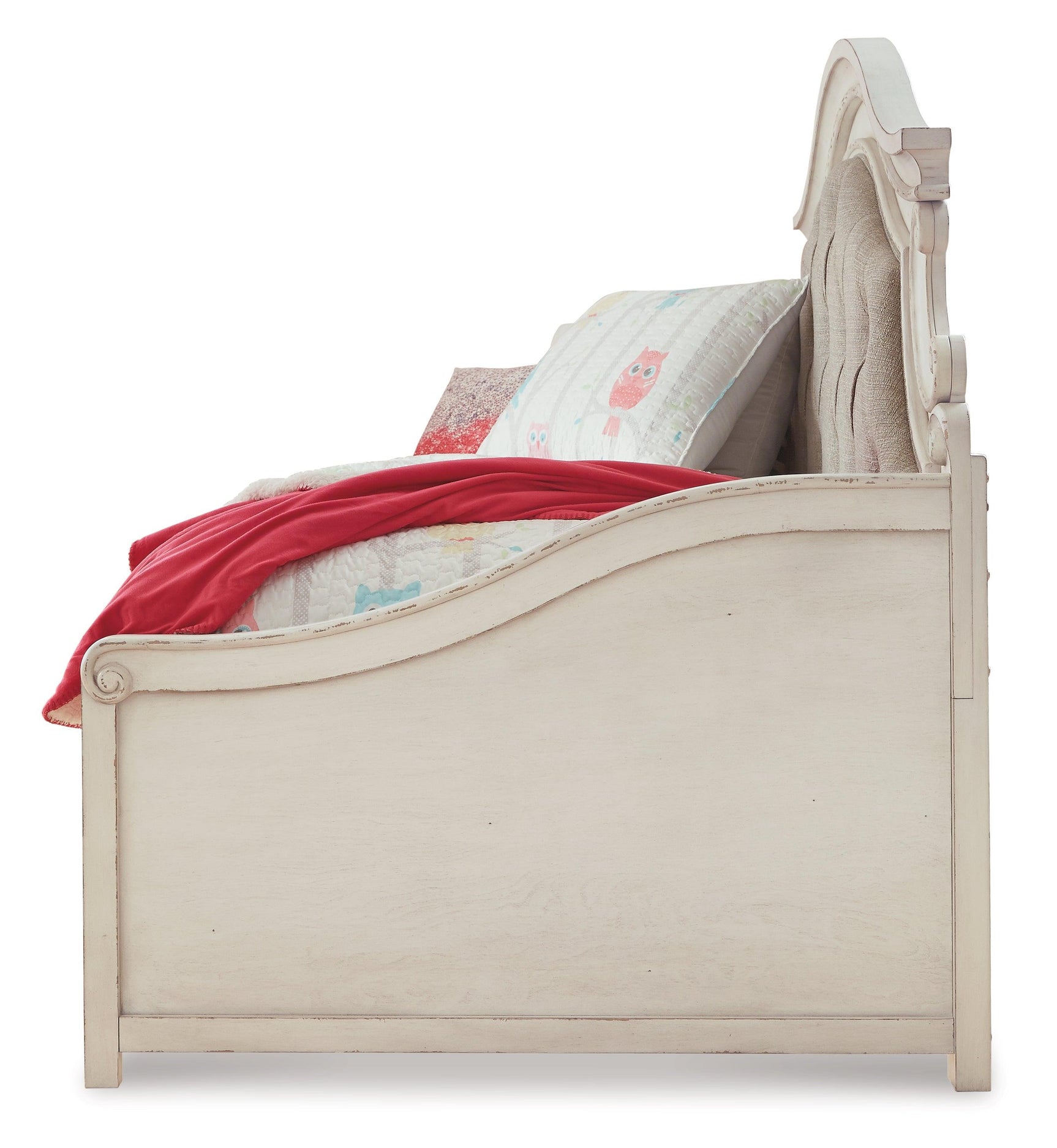 Realyn Chipped White Twin Day Bed - Ella Furniture