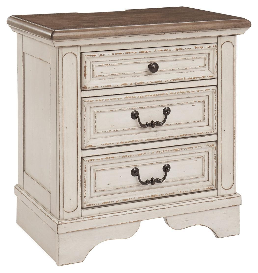 Realyn Two-tone Nightstand - Ella Furniture