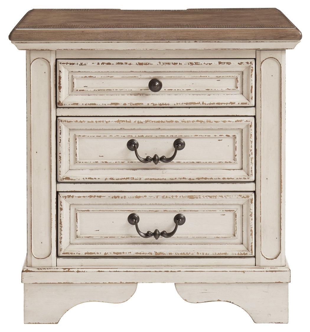 Realyn Two-tone Nightstand - Ella Furniture