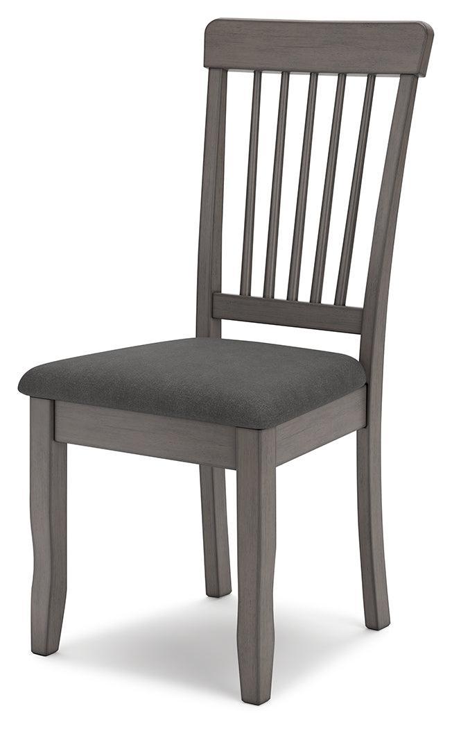 Shullden Gray Dining Chair - Ella Furniture