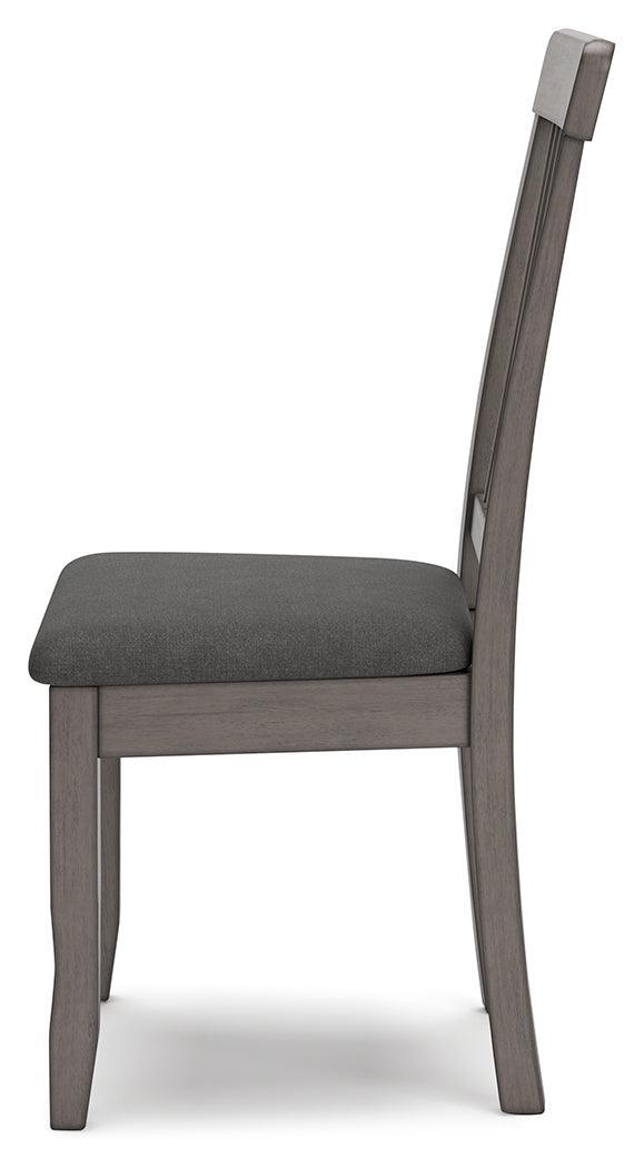 Shullden Gray Dining Chair - Ella Furniture