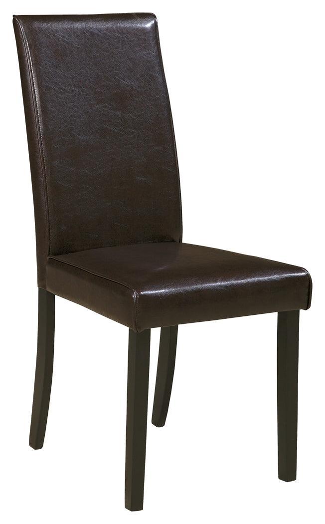 Kimonte Dark Brown Dining Chair - Ella Furniture