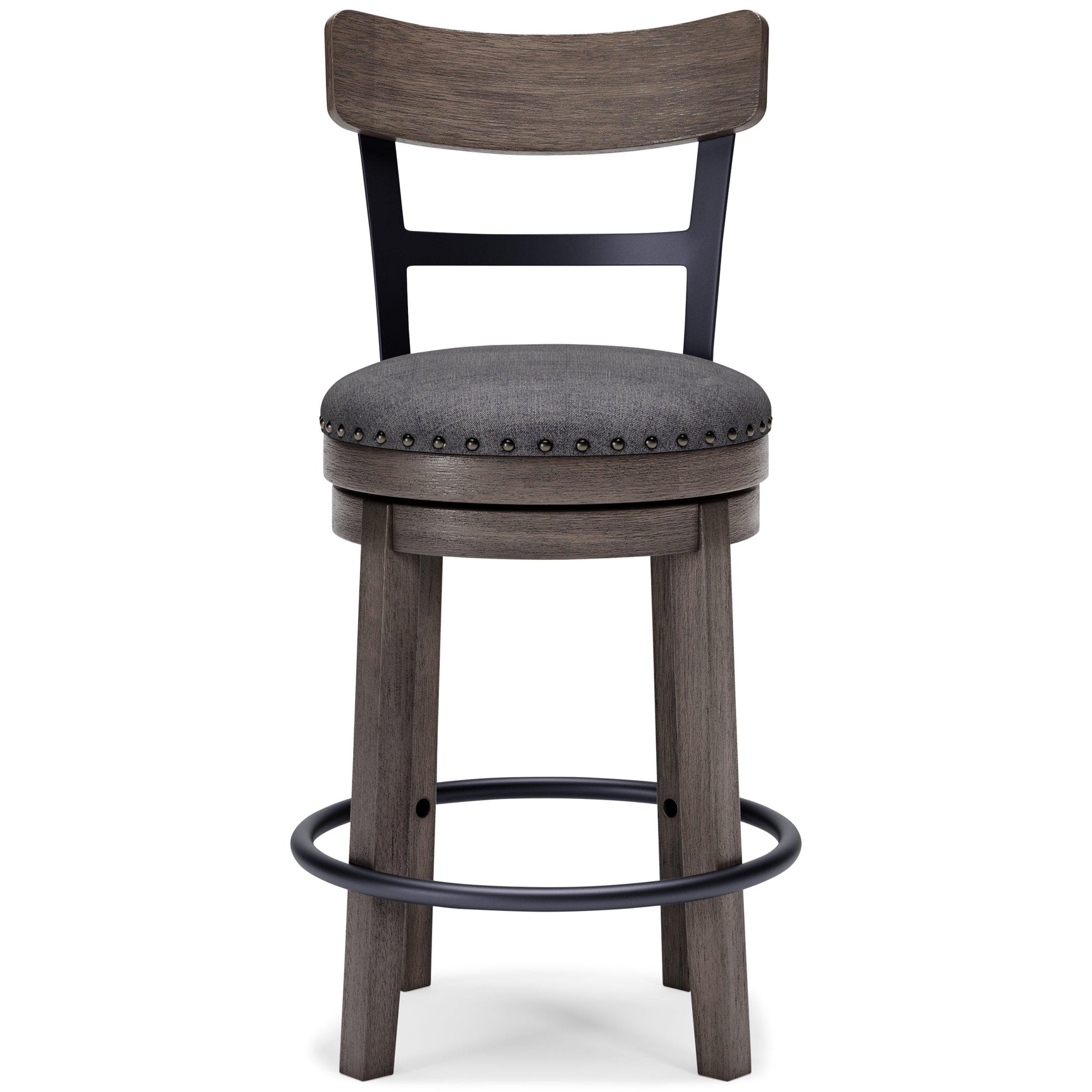 Caitbrook Gray Counter Height Bar Stool - Ella Furniture