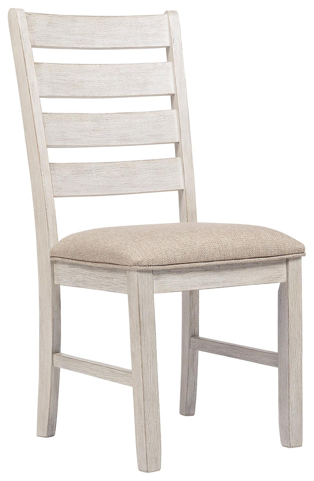 Skempton White/light Brown Dining Chair - Ella Furniture