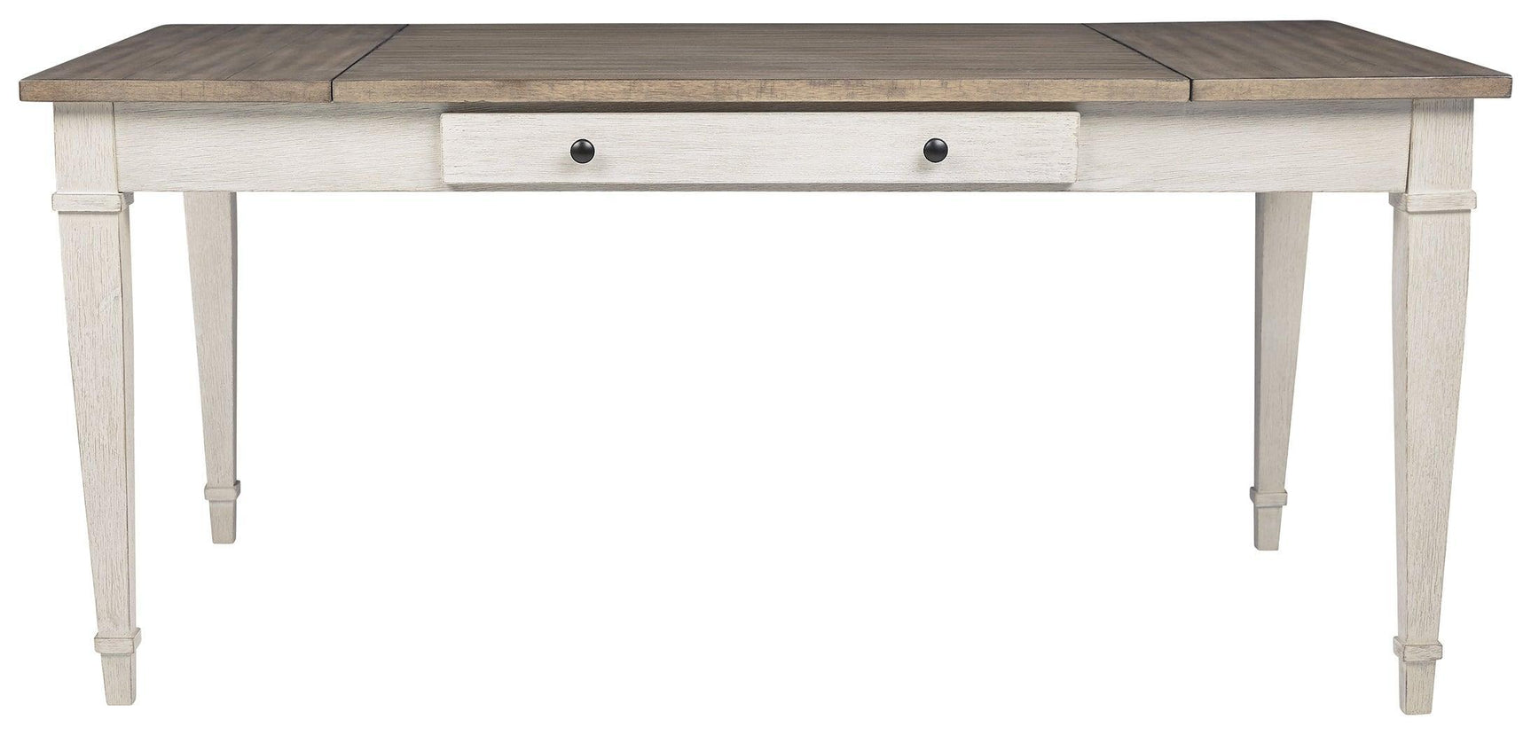 Skempton White/light Brown Dining Table - Ella Furniture