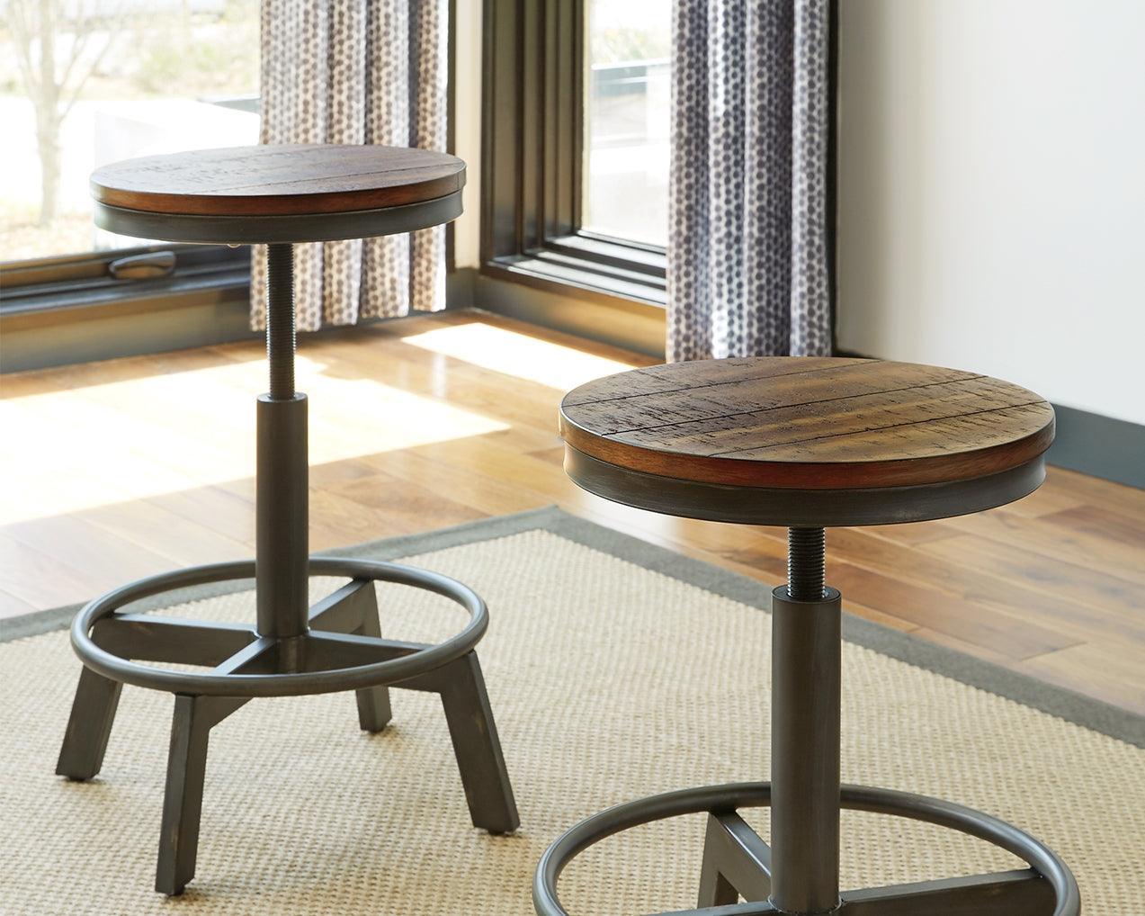 Torjin Brown/Gray Counter Height Stool - Ella Furniture