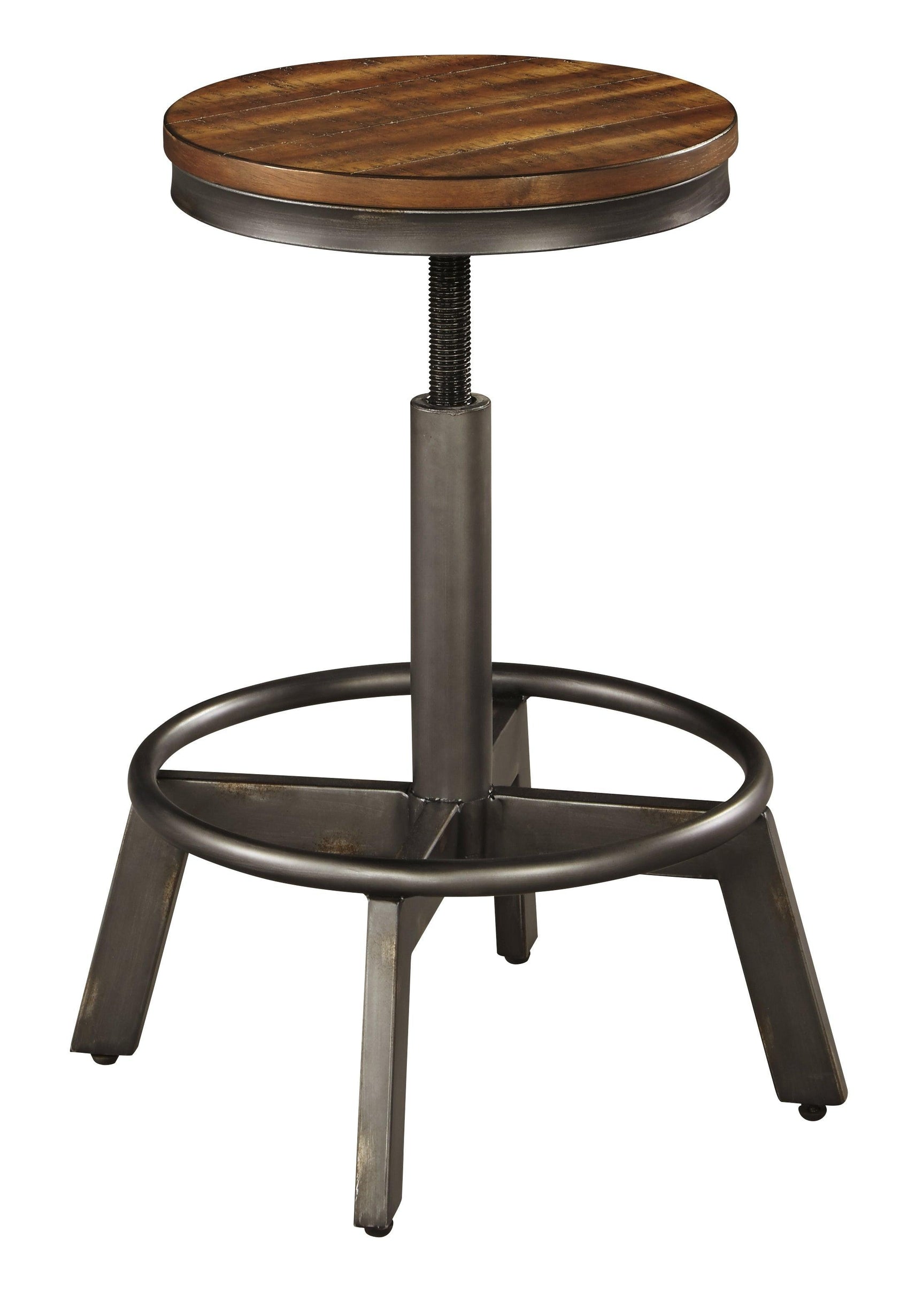Torjin Brown/Gray Counter Height Dining Table And 4 Barstools - Ella Furniture