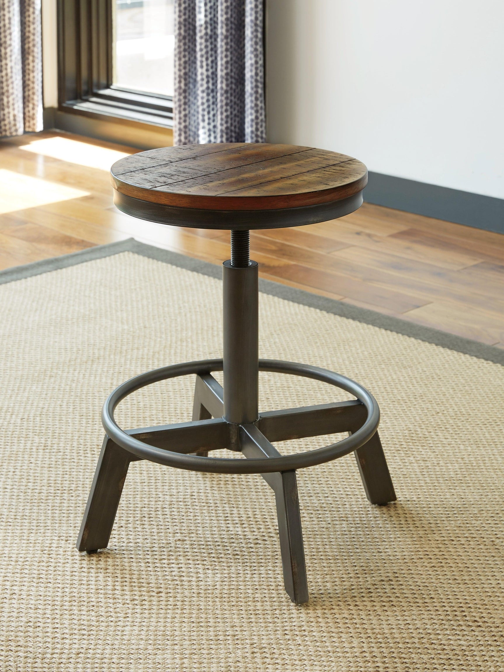 Torjin Brown/Gray Counter Height Dining Table And 2 Barstools - Ella Furniture