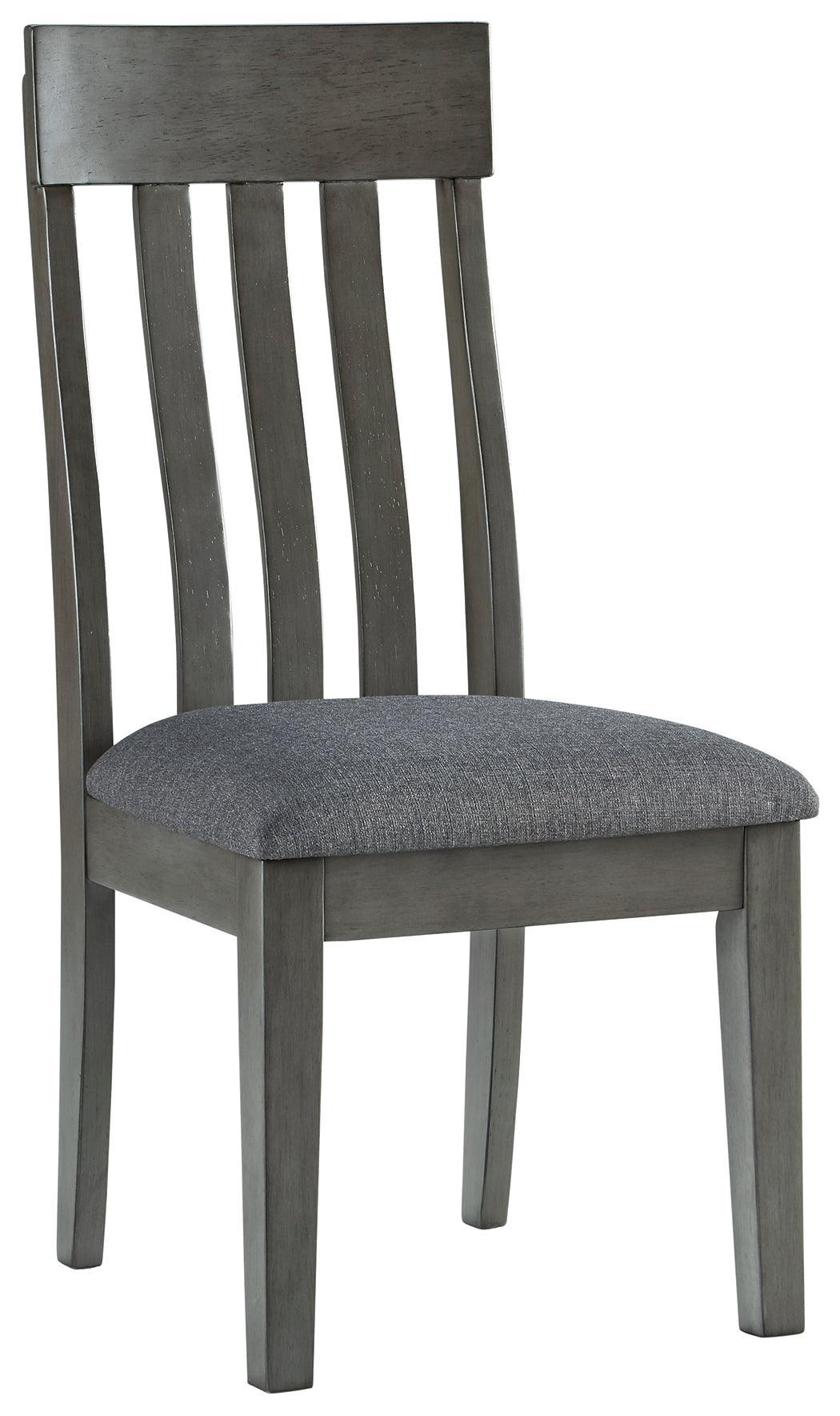 Hallanden Two-tone Gray Dining Chair - Ella Furniture