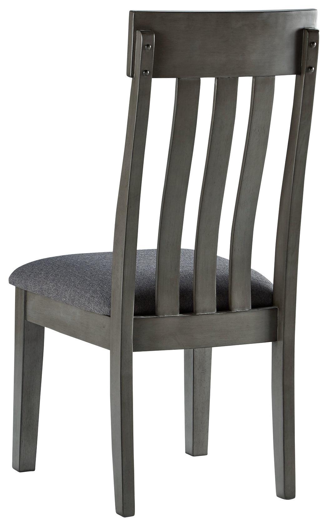 Hallanden Two-tone Gray Dining Chair - Ella Furniture