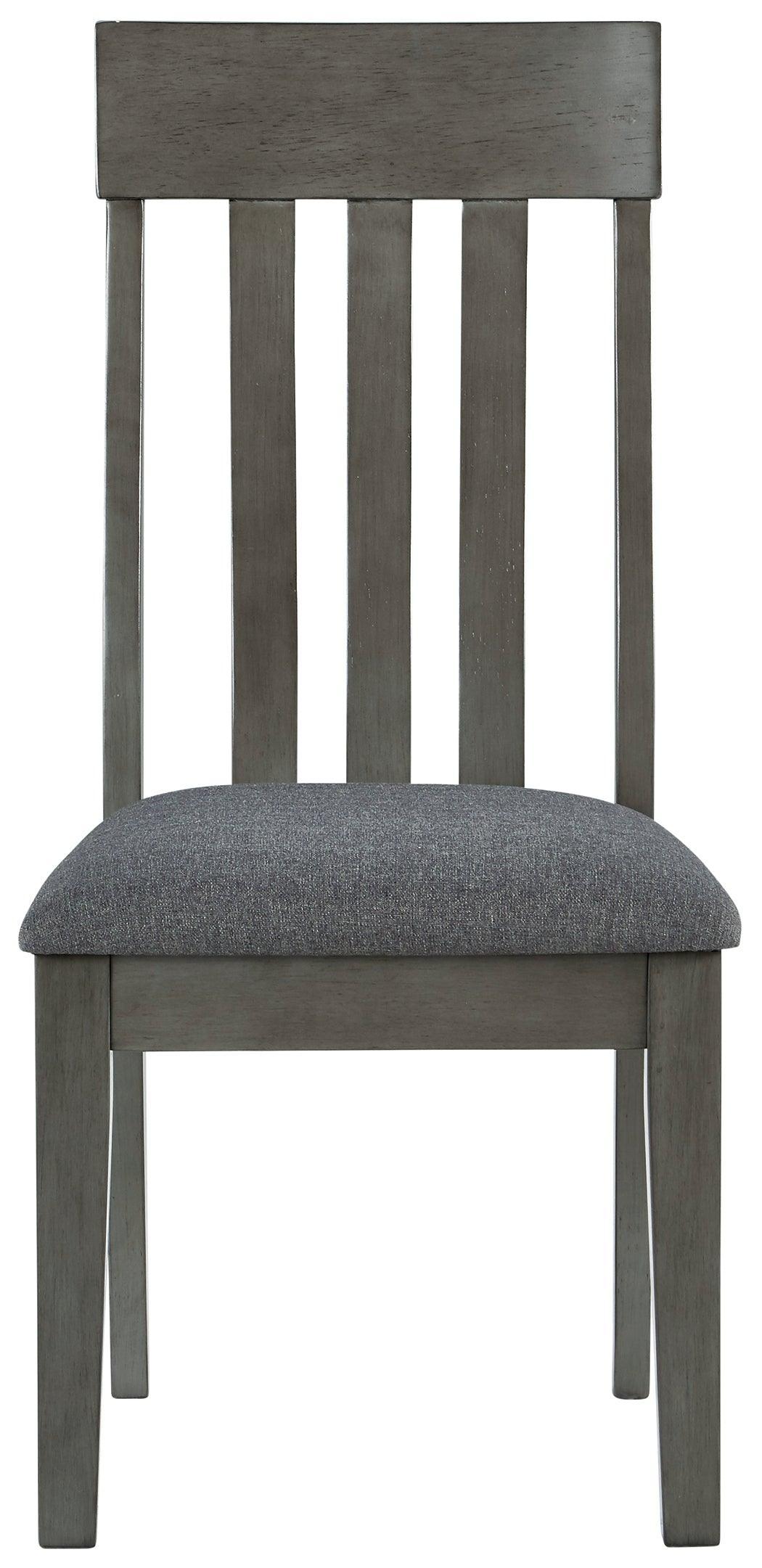 Hallanden Two-tone Gray Dining Chair - Ella Furniture
