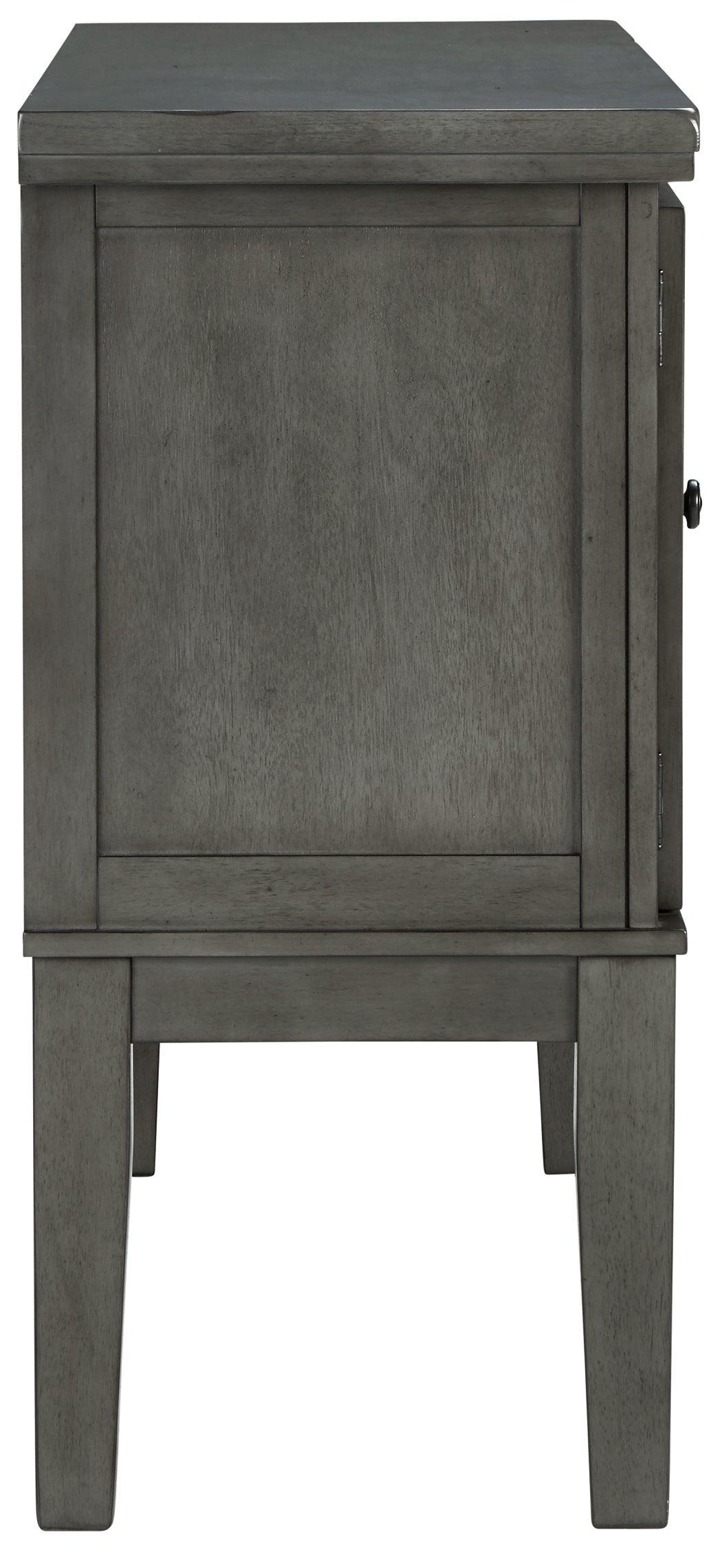 Hallanden Gray Dining Server - Ella Furniture