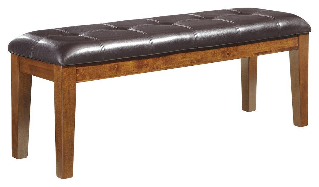 Ralene Medium Brown Dining Bench - Ella Furniture