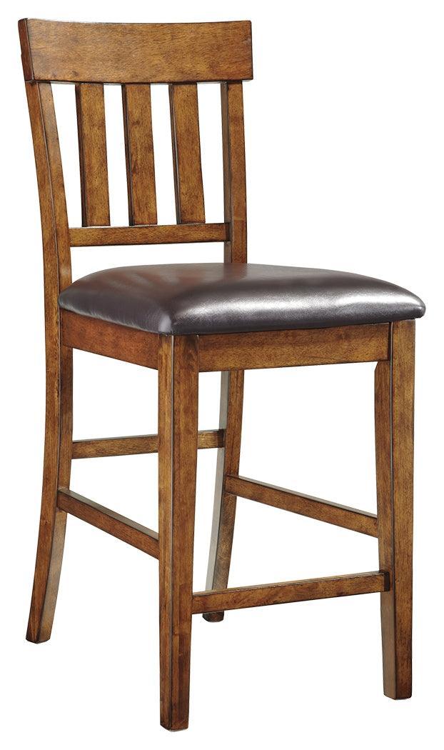 Ralene Medium Brown Counter Height Bar Stool - Ella Furniture
