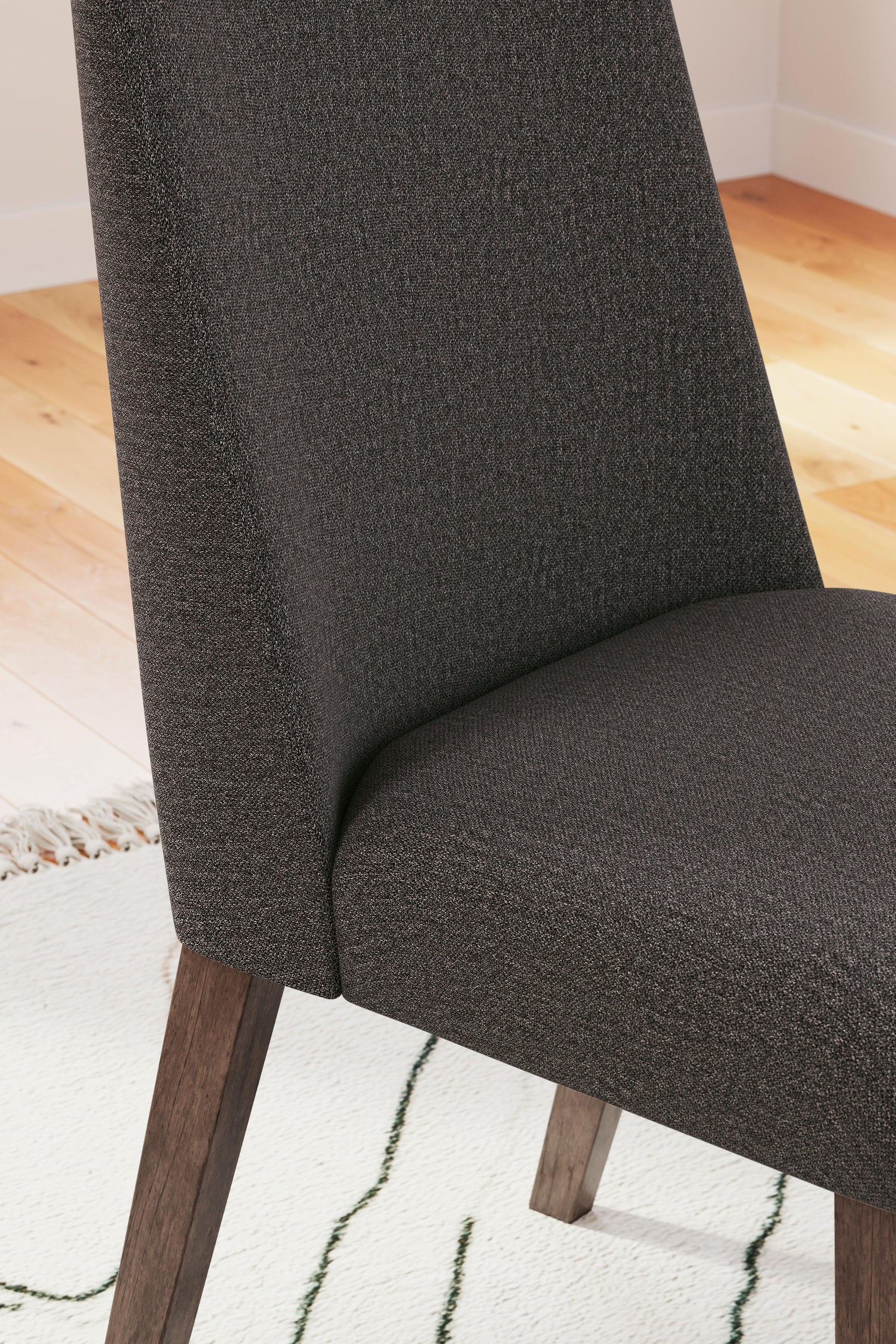 Lyncott Charcoal/brown Dining Chair - Ella Furniture