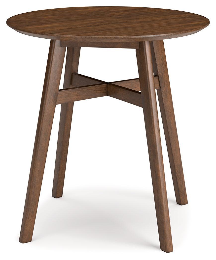 Lyncott Brown Counter Height Dining Table - Ella Furniture