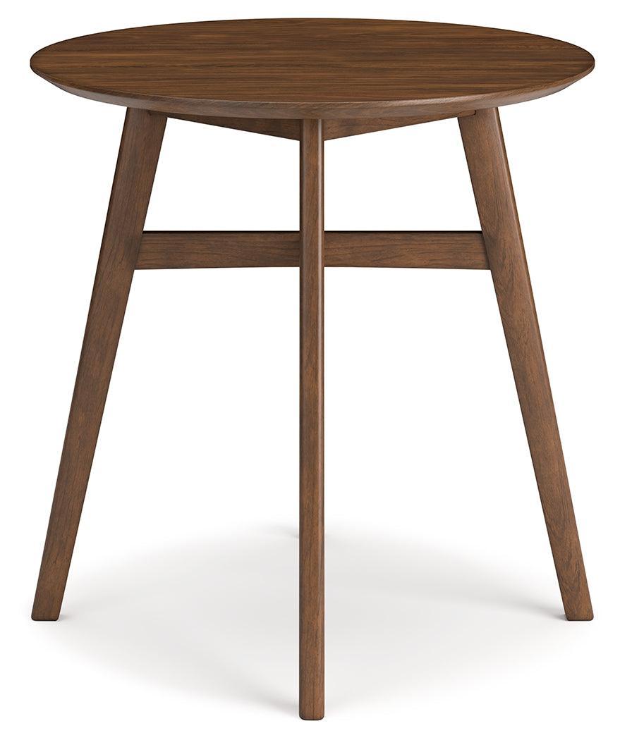 Lyncott Brown Counter Height Dining Table - Ella Furniture