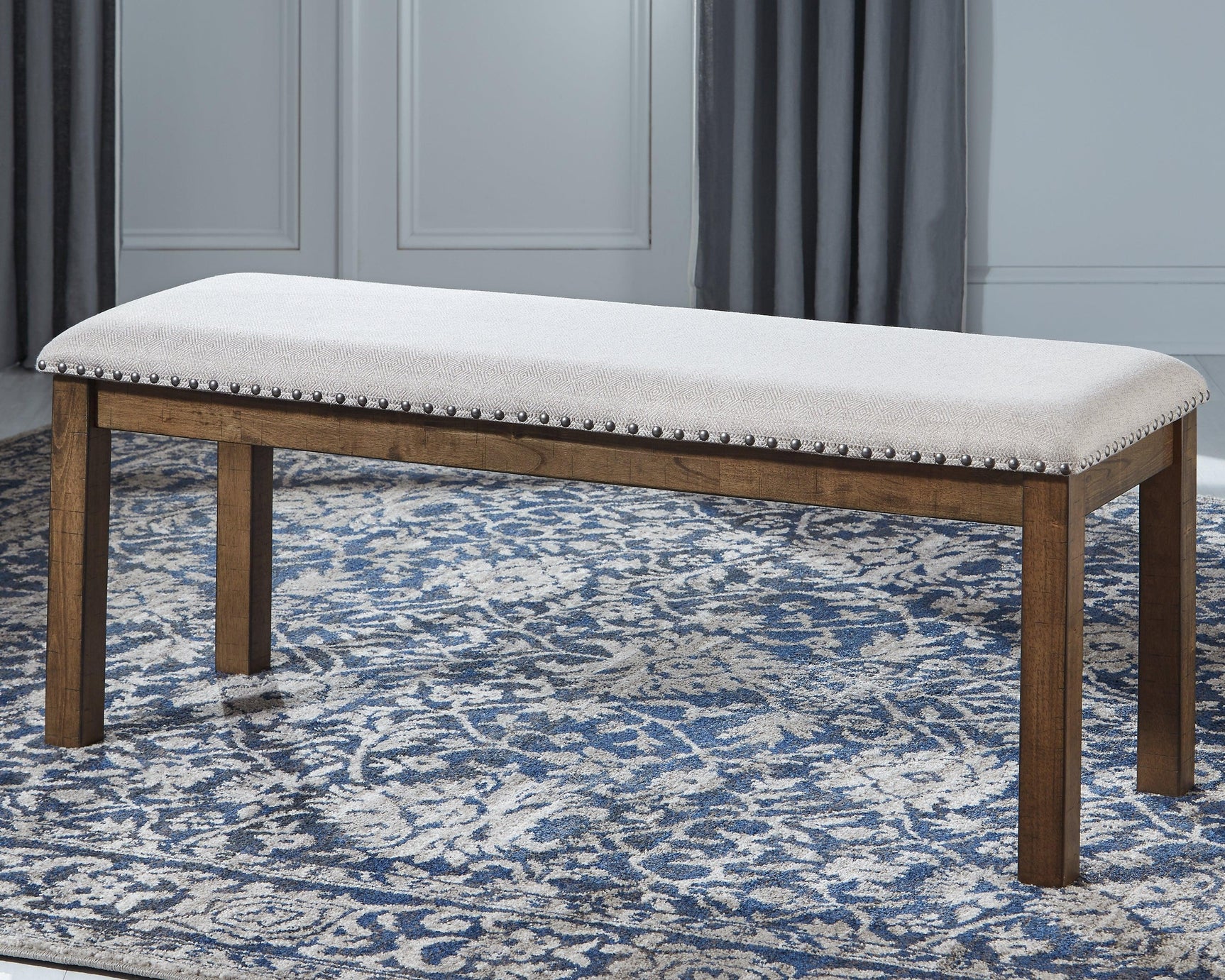 Moriville Beige Dining Bench - Ella Furniture