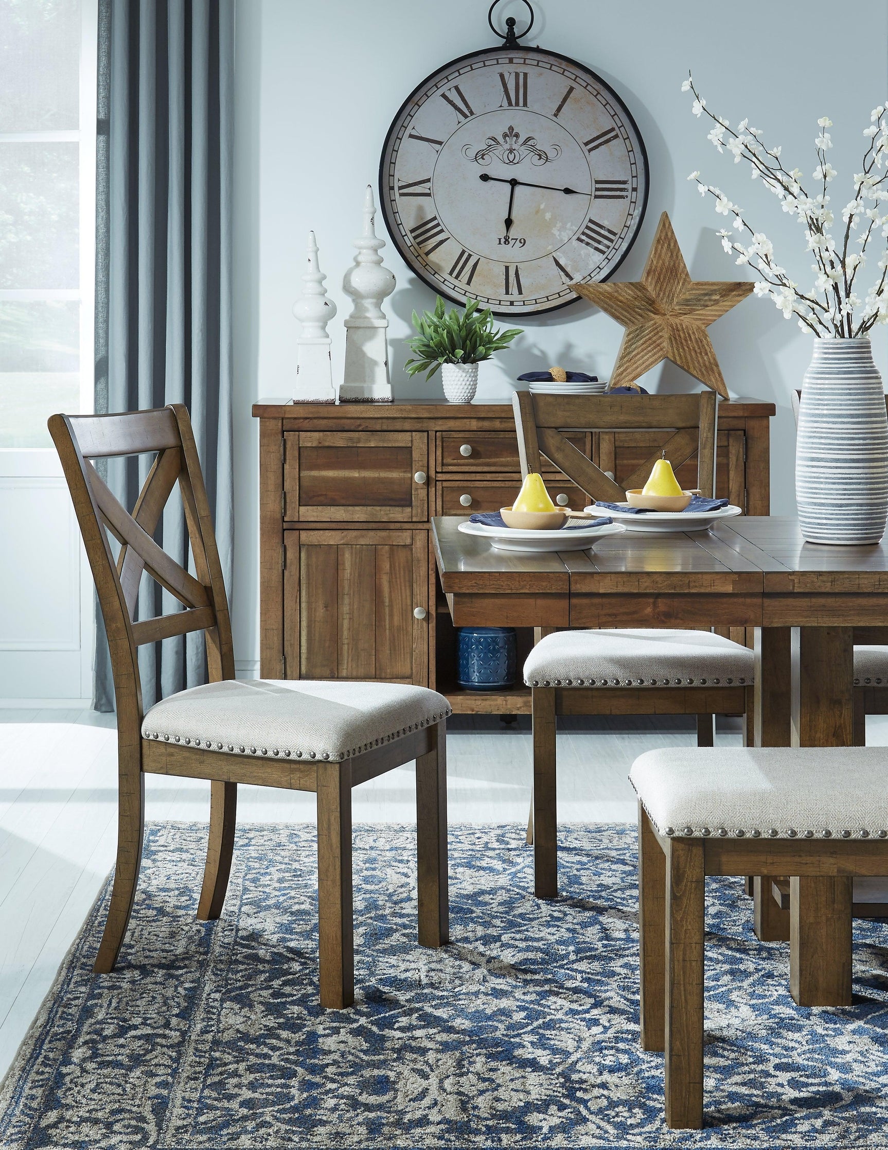 Moriville Grayish Brown Dining Extension Table - Ella Furniture