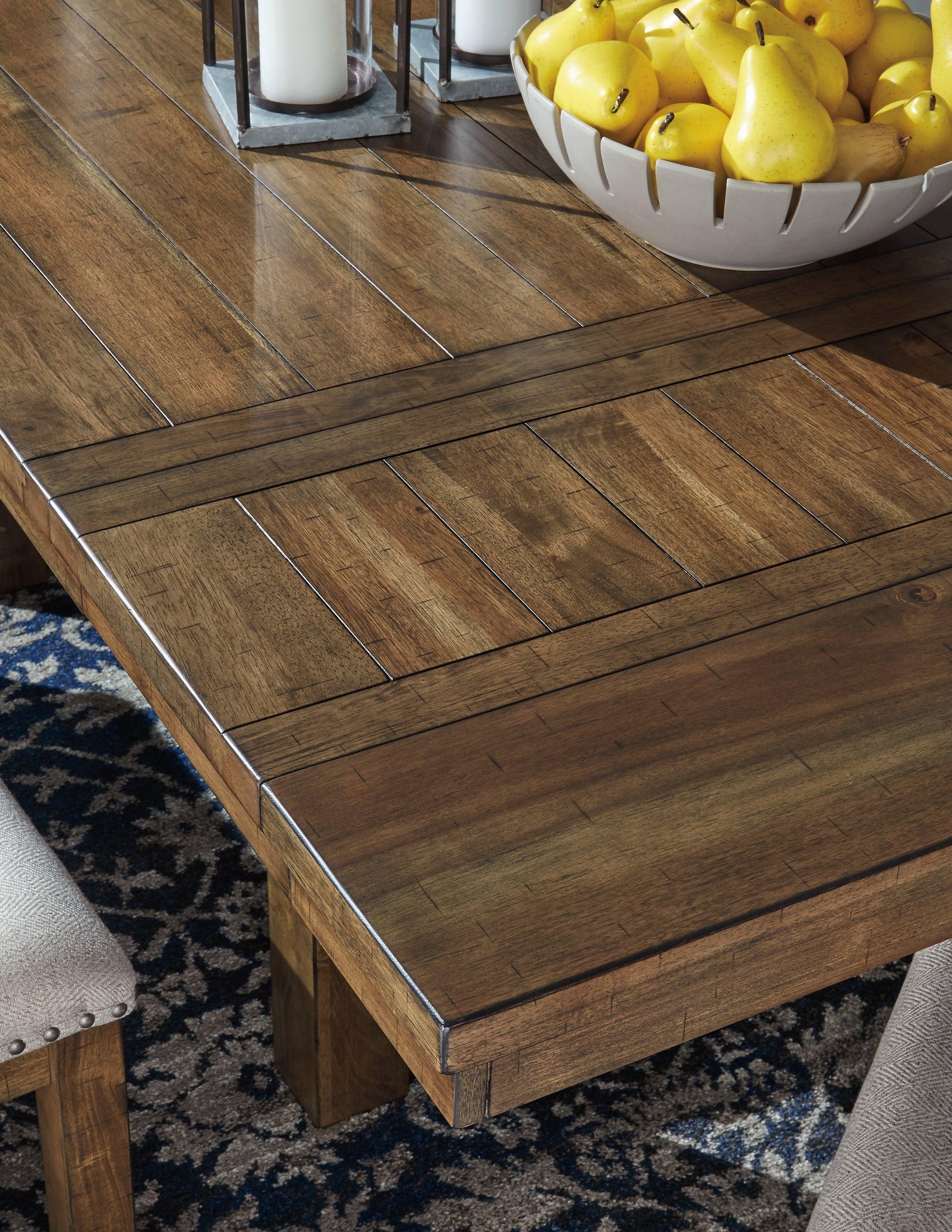 Moriville Grayish Brown Dining Extension Table - Ella Furniture