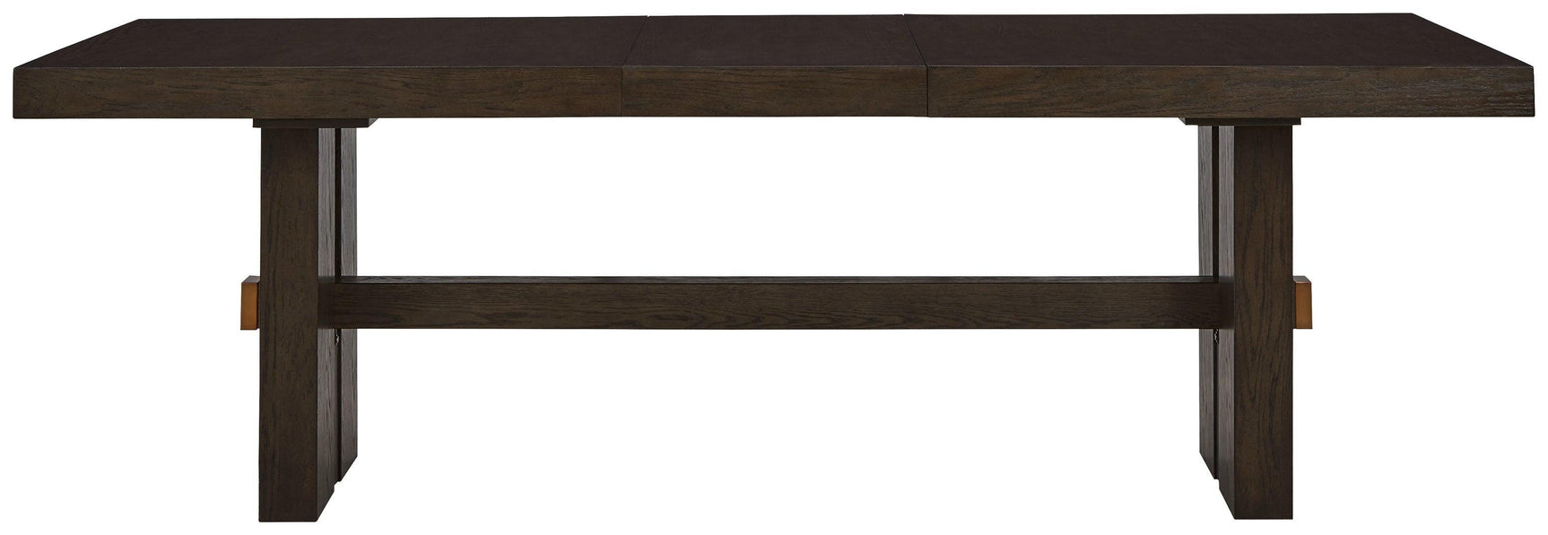 Burkhaus Dark Brown Dining Extension Table - Ella Furniture