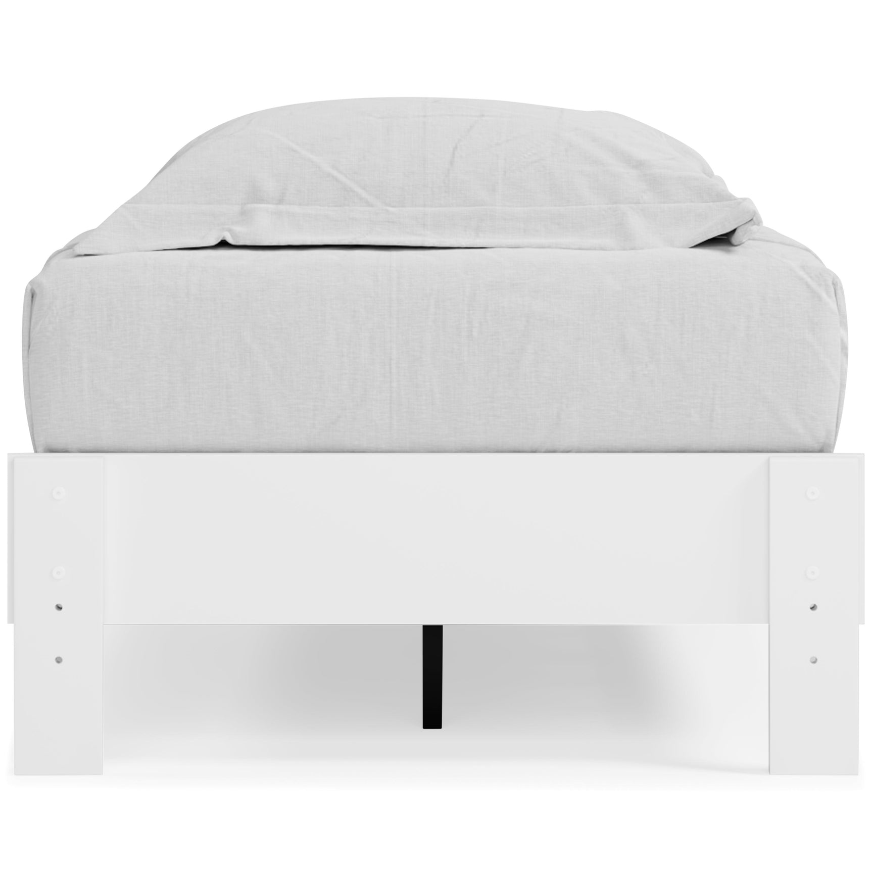 Piperton White Twin Platform Bed - Ella Furniture